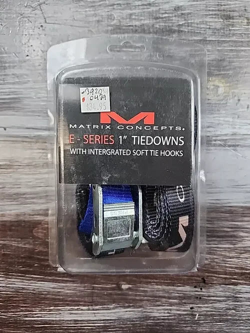 Matrix Concepts E-Series 1" Tiedowns Soft Tie Hooks P/N E1-103 Blue