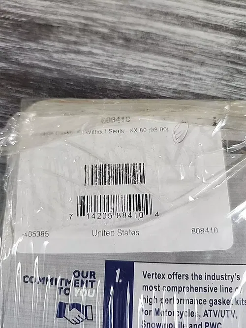 Vertex Incomplete Gasket Set Without Seals 808410 - Kawasaki KX 80 1998 - 2000