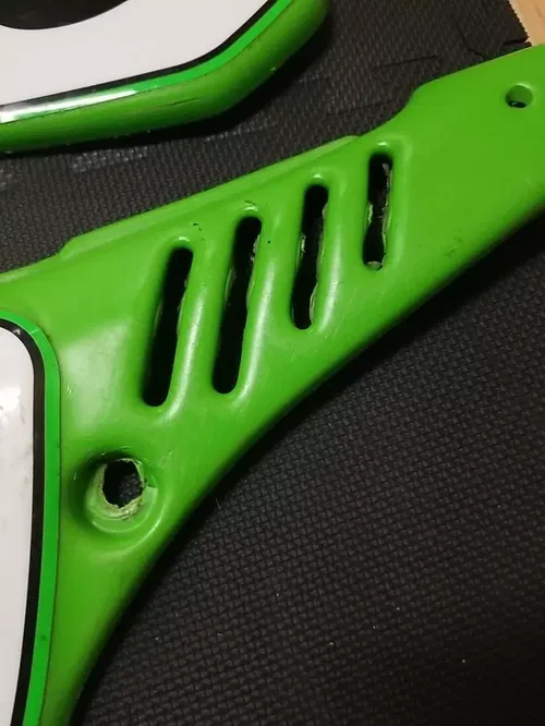 1986 Kawasaki KX500 Side Number Plates