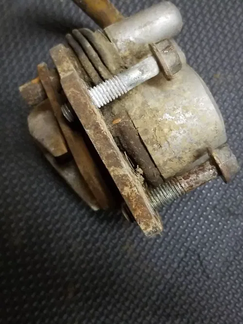 1990 OEM Kawasaki KX80 KX 80 Big Wheel Front Brake Master Cylinder Caliper (6A)