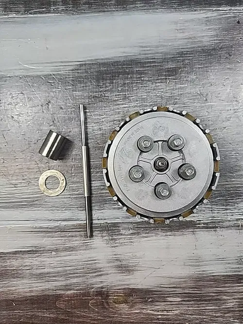 03-19 OEM Suzuki DRZ125 DRZ 125 Complete Clutch Basket Hub Plate Spring Assembly