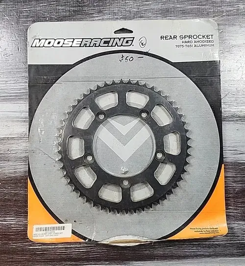 Moose Rear Sprocket 50T KTM 65 60 Aluminum Black 1211-0149