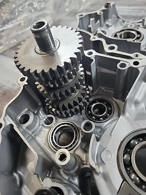 2014 Yamaha YZ250F Engine Crankcases Crank Cases & Transmission Assembly