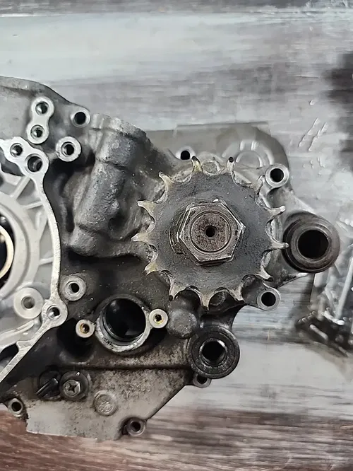 2014 Yamaha YZ250F Engine Crankcases Crank Cases & Transmission Assembly