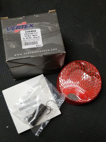 Vertex 23849A Piston Kit - Standard Bore 94.95mm KTM SX 450F