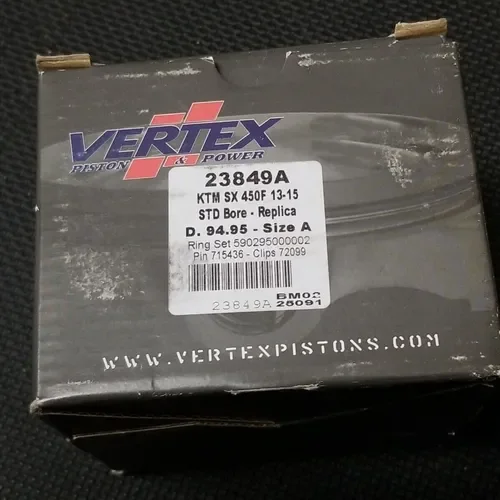 Vertex 23849A Piston Kit - Standard Bore 94.95mm KTM SX 450F