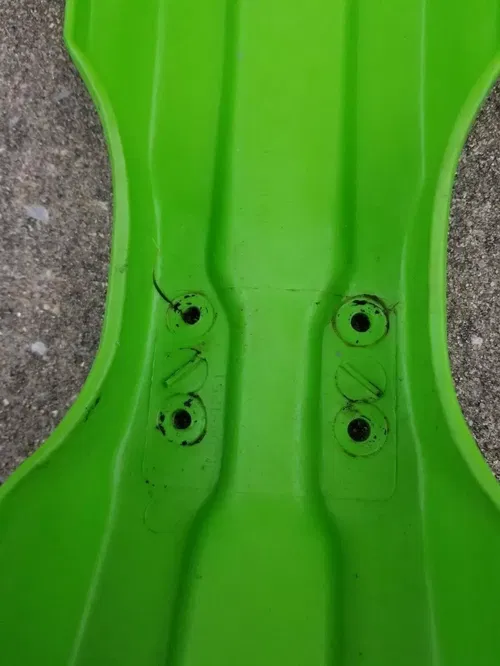 1990 Kawasaki KX 80 OEM Front Fender - 35004-1251