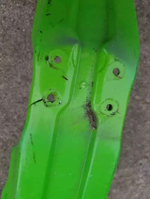 1990 Kawasaki KX 80 OEM Front Fender - 35004-1251