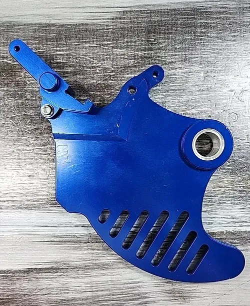 Bullet Proof Designs YAM-RD-09-BLU Rear Disc Guard Blue Shark Fin Yamaha YZ250
