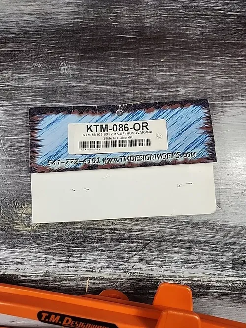 TM Designworks KTM 85/105 SX 2015 and up Front Chain Slider & Lower Frame Pad
