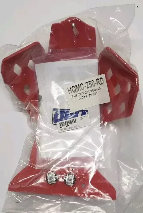 TM Designworks Skid Plate HQMC-250-RD RED HUSQVARNA (11-13) TE TX TCX 250