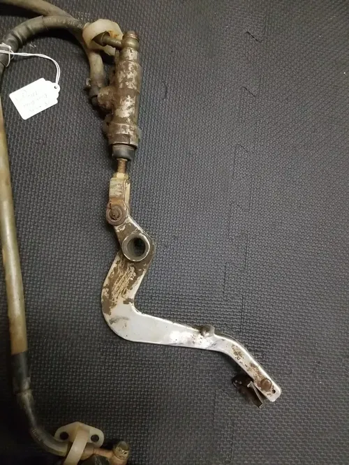 1998 1999 2000 Kawasaki KX 80 100 Rear Brake Assembly Master Cylinder Caliper 2b