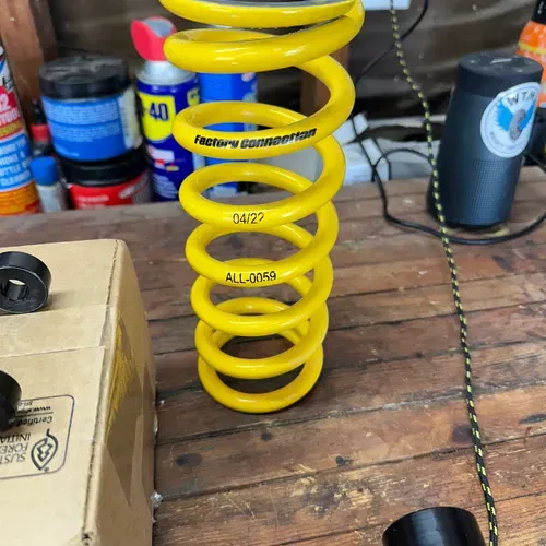 Factory connection 5.9KG shock spring for a 2019-2023 Kawasaki kx450