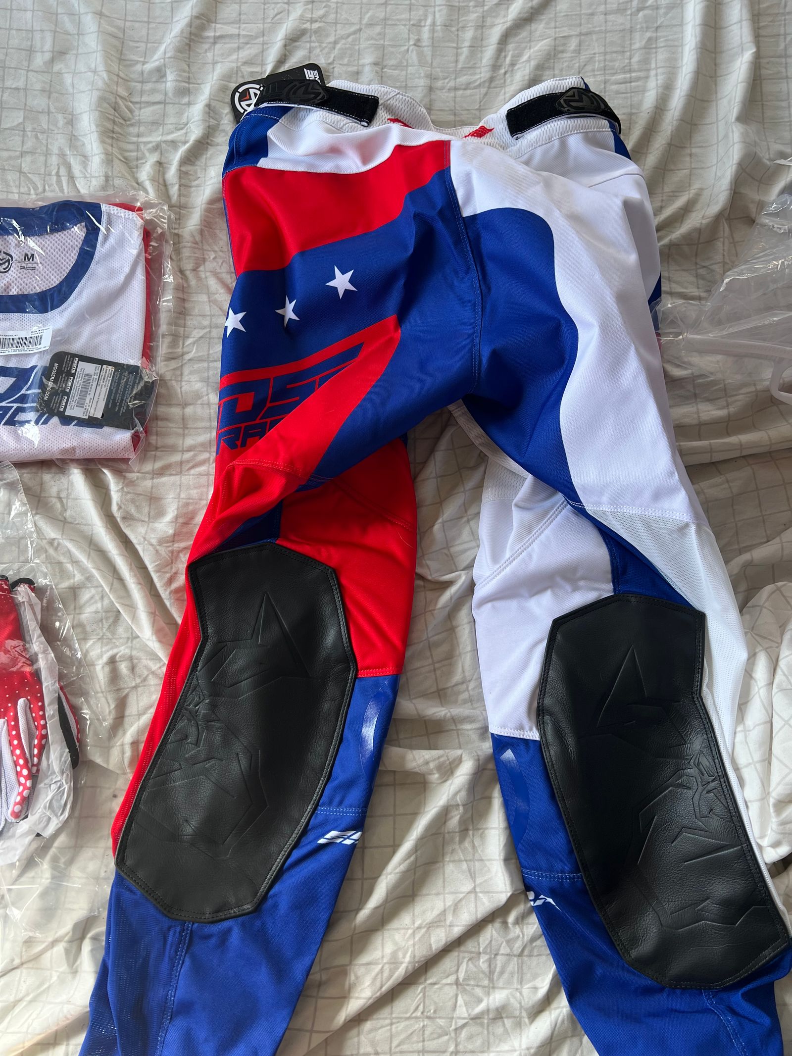 American flag dirt bike gear on sale