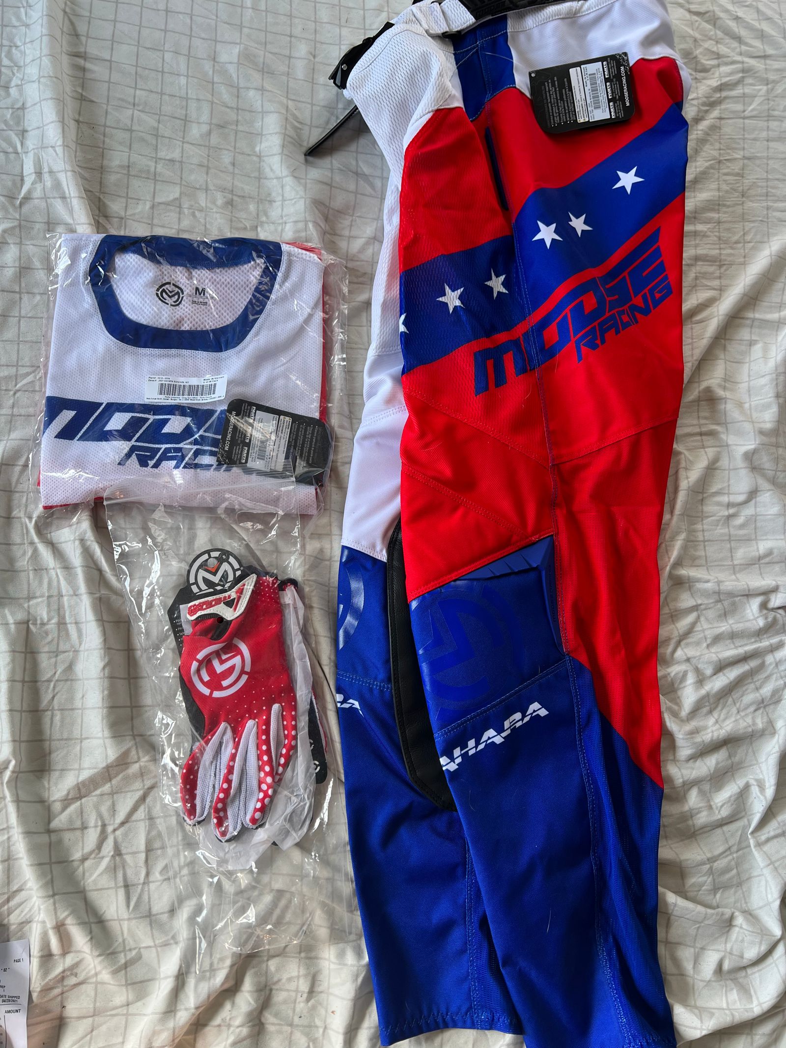 American flag dirt bike gear shop