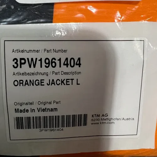 KTM Large Orange Jacket 