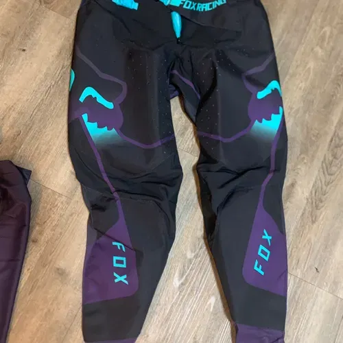 Fox Racing 360 Vizen Black/Purple Jersey And Pants Combo