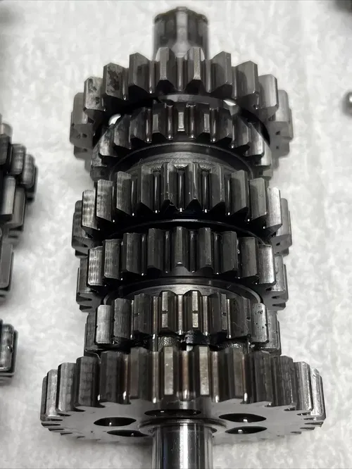 1990 Kawasaki Kx125 Transmission Gear Set/shift Fork 2