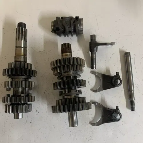1987 honda cr250r transmission gear set shift fork