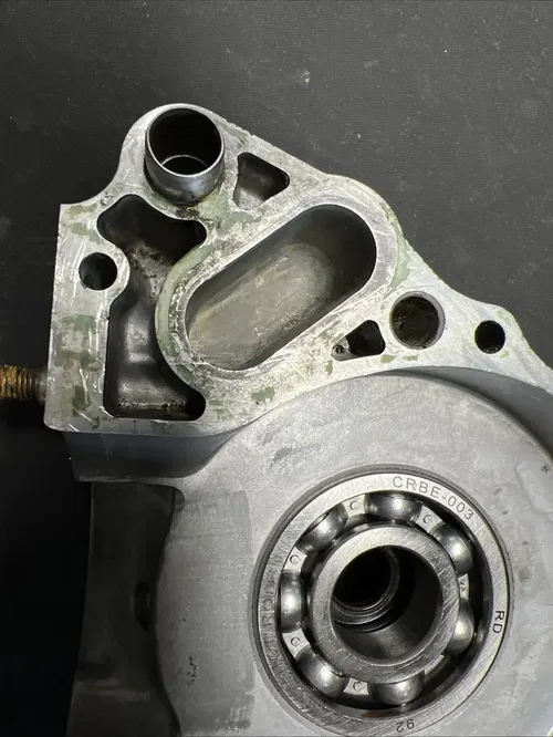 1992 92-96 Honda Cr250r Cr250 Left Engine Crankcase Left Engine Half Bottom End