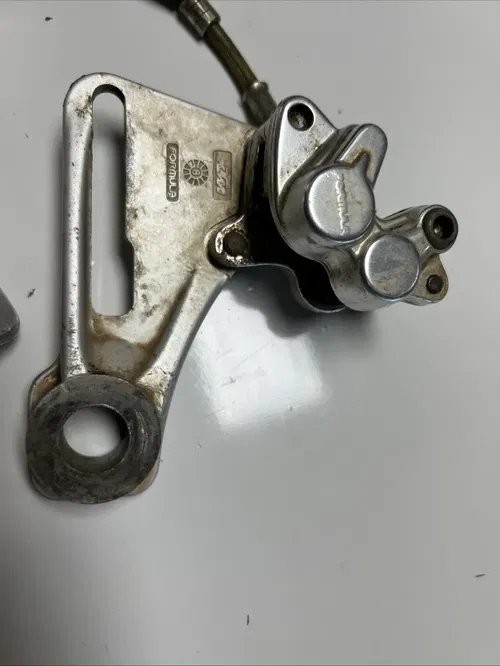 2009 Ktm 105sx Rear Brake Calipe Hose Master / New Ebc Pads 85 Sx