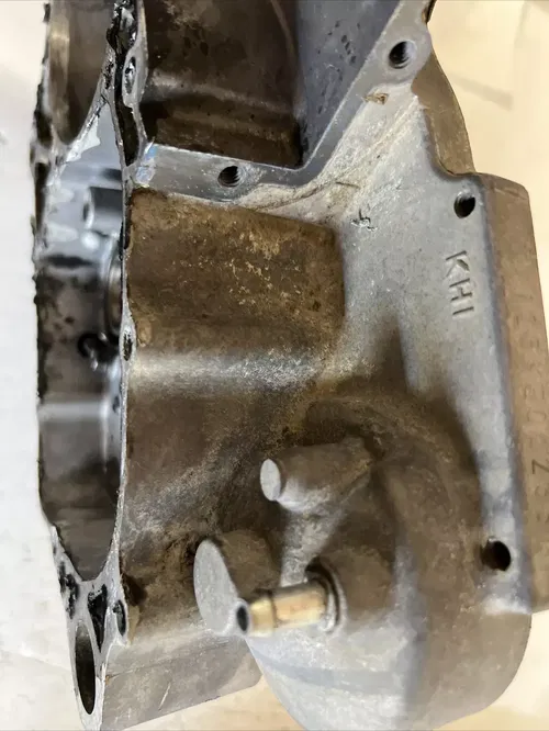 1990 Kawasaki kx125 right engine case crankcase