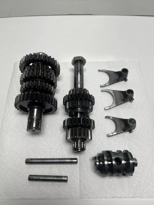 1985 Kawasaki Kx250 Transmission Gear Set / Shift Forks Oem