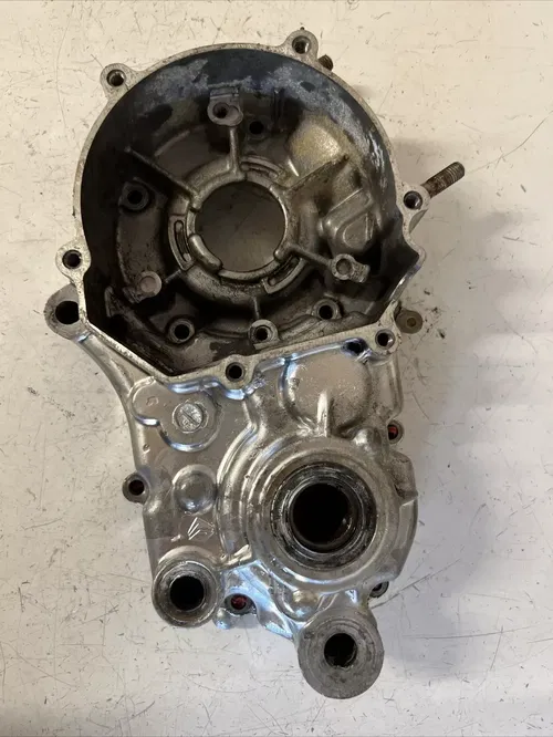 1990 kawasaki kx80 left engine case crankcase 2