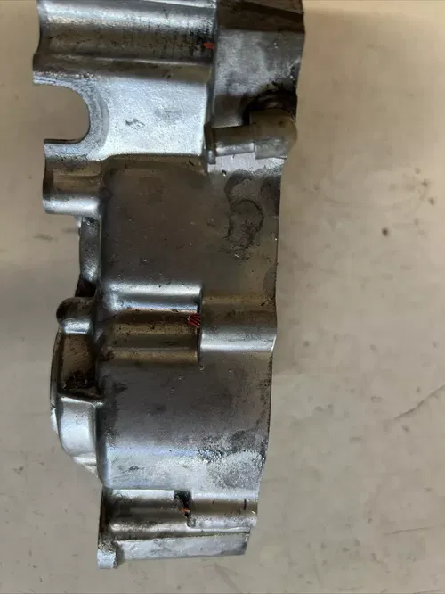 1990 kawasaki kx80 left engine case crankcase 2