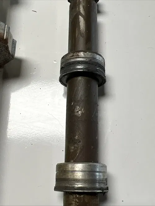 2009 ktm 105 sx Front Rear Wheel Axle Bolts / Axle