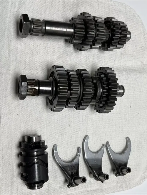 1999 yamaha yz400f Transmission Gear Set /shift Forks