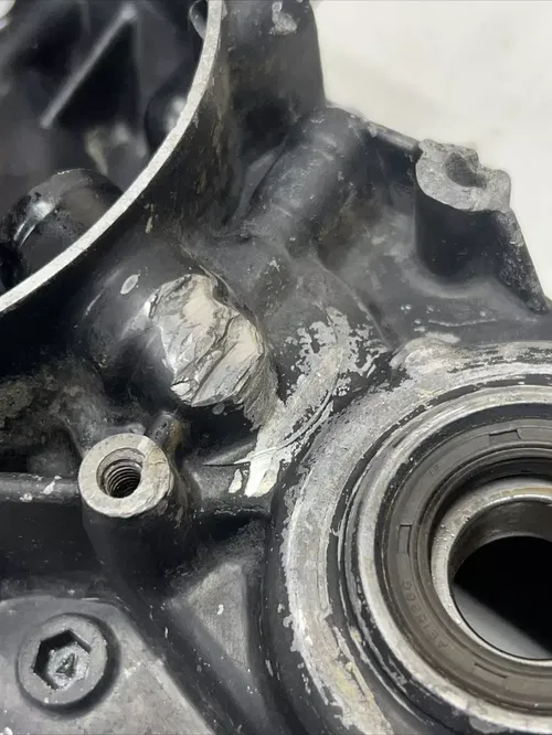 1984 honda cr250r Oem Left Engine Crankcase Case