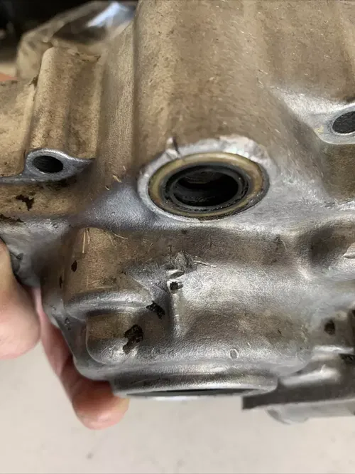1988 Kawasaki kx250 left engine case crankcase