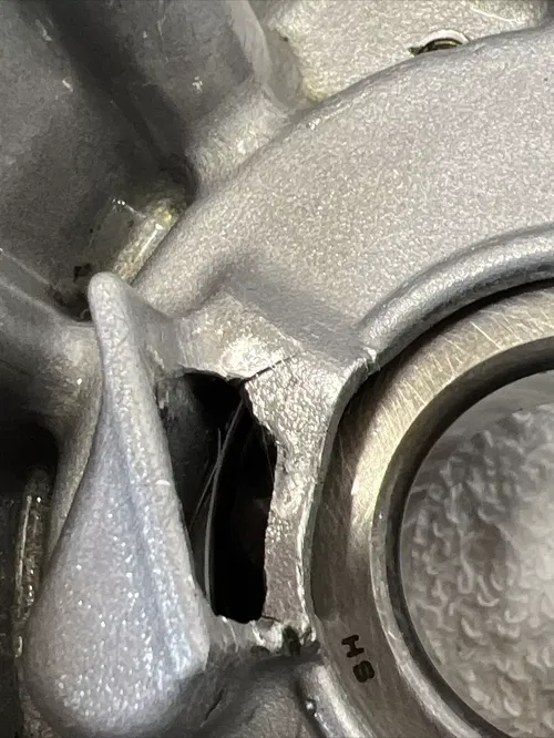 2006 suzuki rmz450 Left Engine Case /crankcase