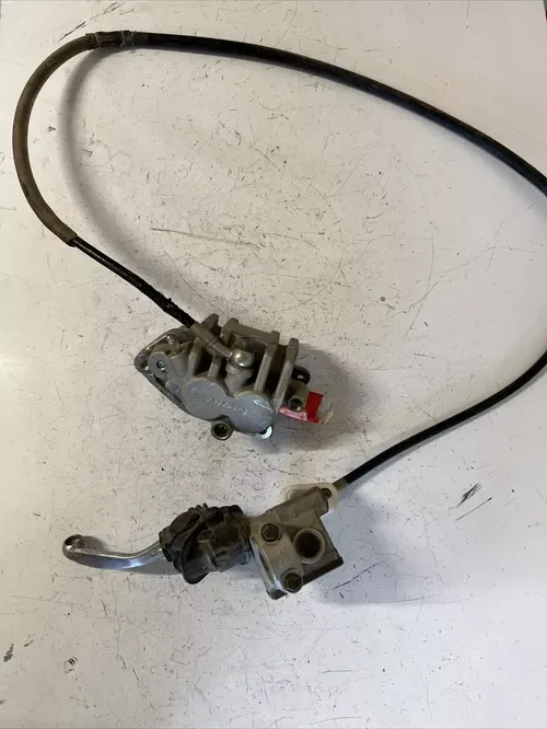 2002 yamaha yz250 front brake caliper/master/hose