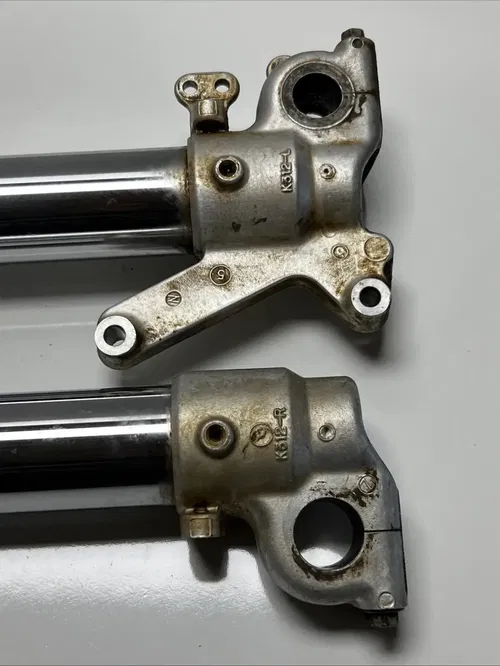 2001 Kawasaki Kx125 Forks / Fork Front Suspension/complete Forks