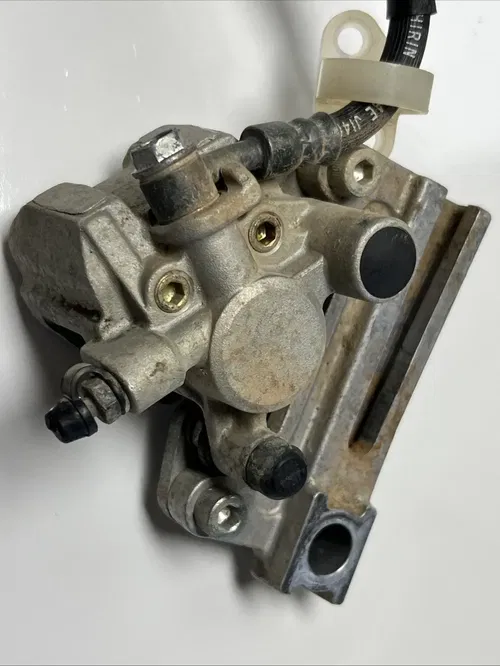 2004 Kawasaki Kx85 Rear Brake Caliper Pedal Hose Master / Complete Brake