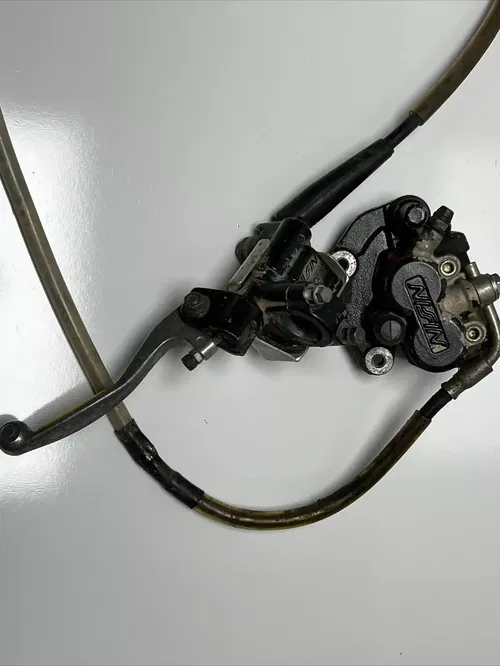 1990 kawasaki kx125 Front Brake Caliper/master/hose 2