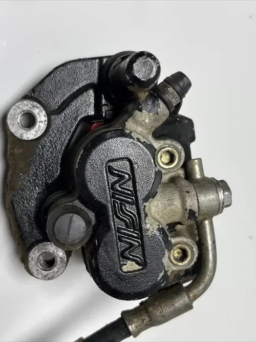 1990 kawasaki kx125 Front Brake Caliper/master/hose 2