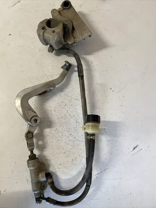 2003 Kawasaki kx85 rear brake complete caliper master pedal reservoir Hose