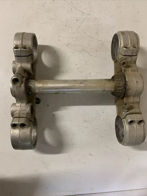 1993 KTM MXC 300 TRIPLE TREE + CLAMPS 93 MXC300 SX EXC 2