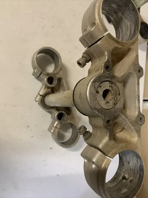 1993 KTM MXC 300 TRIPLE TREE + CLAMPS 93 MXC300 SX EXC 2