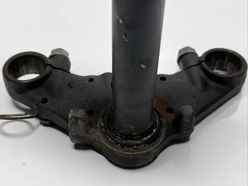 1981 Kawasaki Kd80m Triple Clamp Tree / Handlebar Clamp