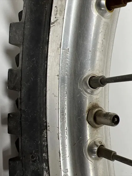 1989 Kawasaki Kx80 Front Wheel Rim 17”