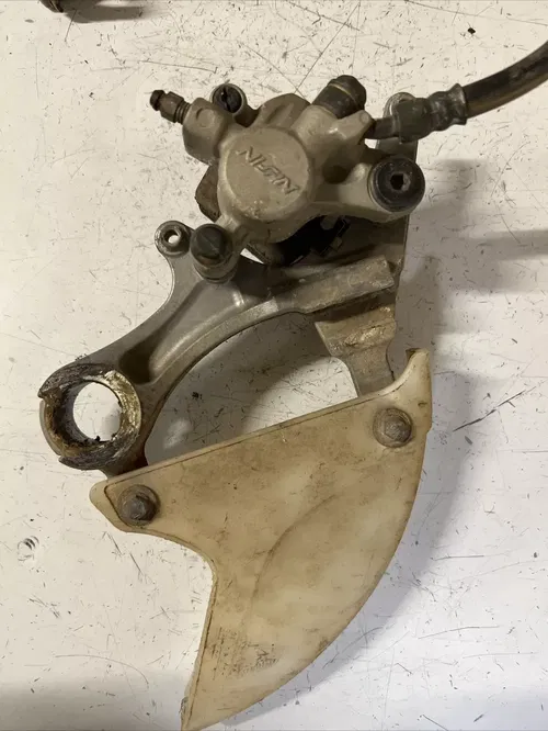 2005 Kawasaki kx250f rear brake caliper master hose pedal