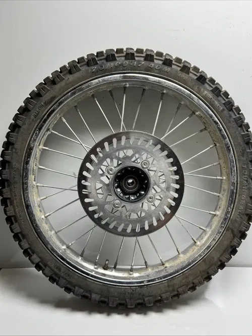 2004 Kawasaki Kx85 Front Wheel Rim Complete 17”