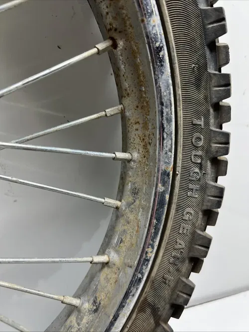2004 Kawasaki Kx85 Front Wheel Rim Complete 17”