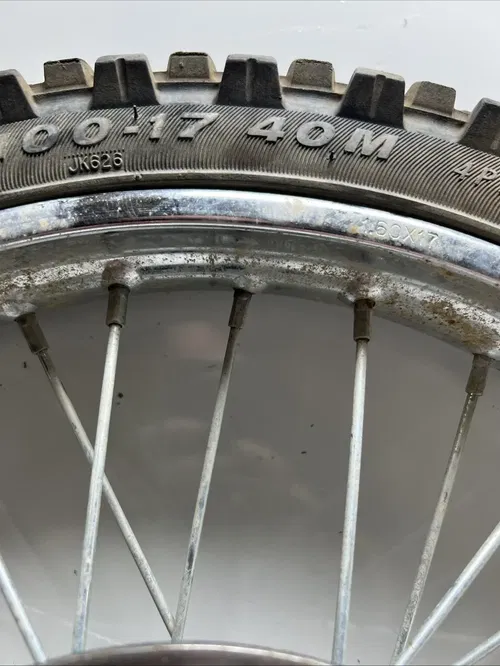 2004 Kawasaki Kx85 Front Wheel Rim Complete 17”