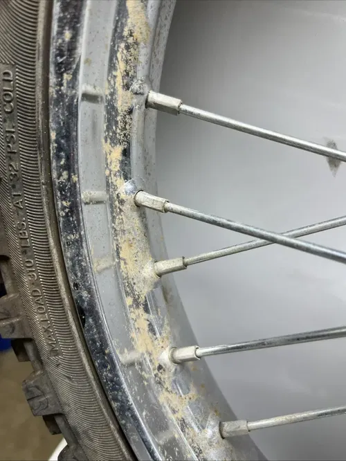2004 Kawasaki Kx85 Front Wheel Rim Complete 17”