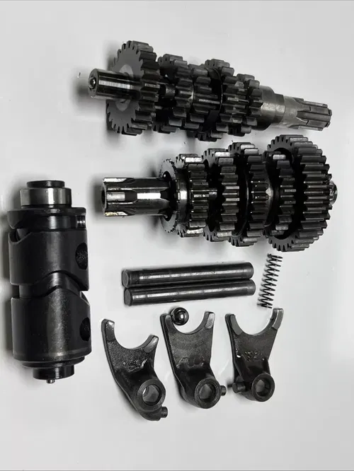 1981 Kawasaki Kd80m Transmission Gear Set / Shift Forks